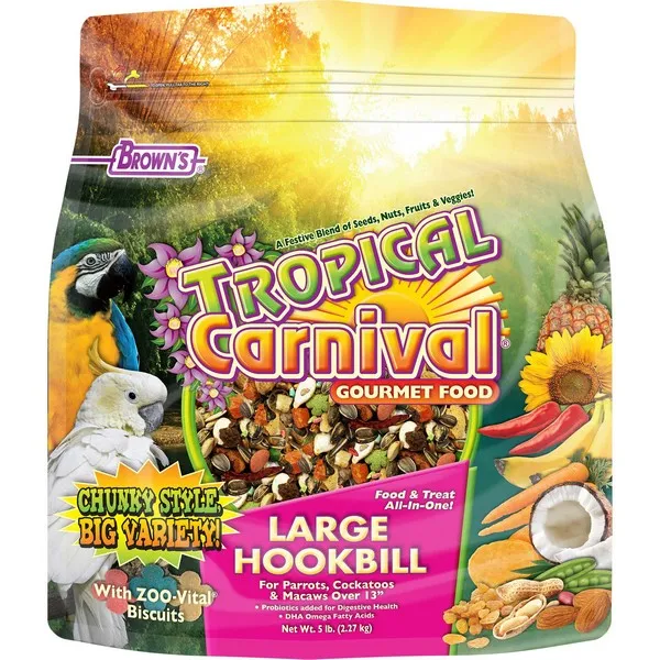 5 Lb F.M. Brown Tropical Carnival Large Hookbill - Health/First Aid